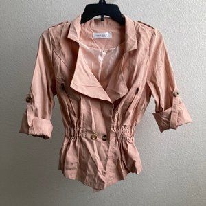 NWOT Tokyo Fashion Peachy Pink Blazer